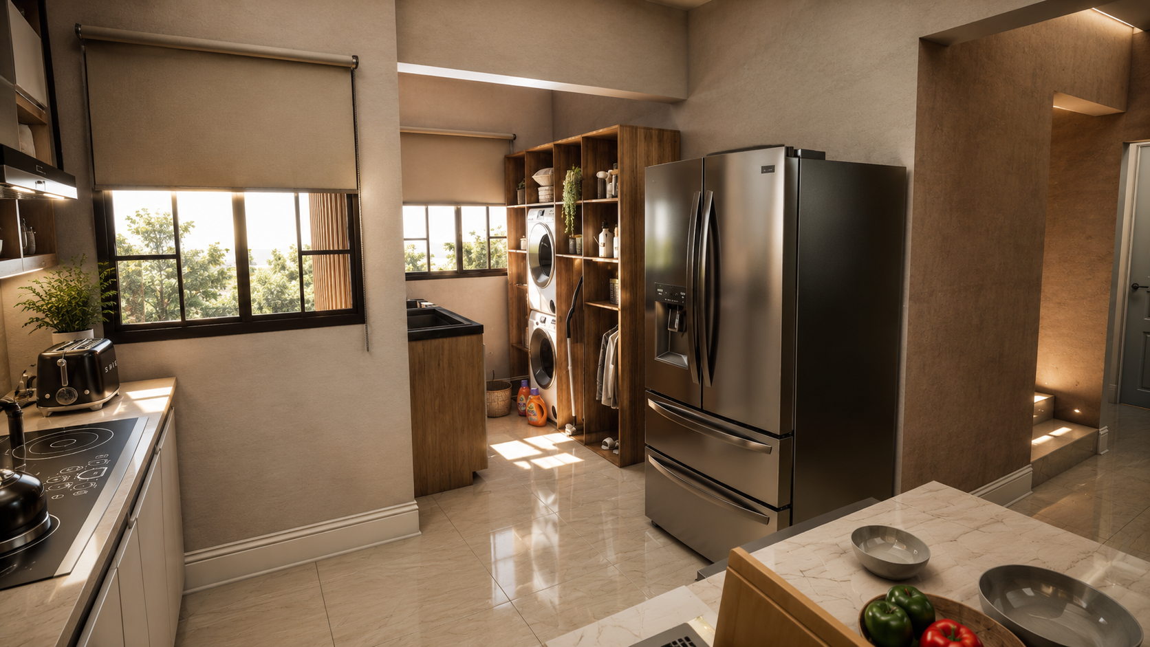 Cocina & lavandería